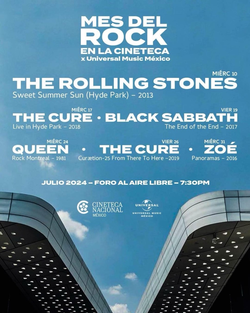 ¡El mes de julio, es el mes del&nbsp;Rock!